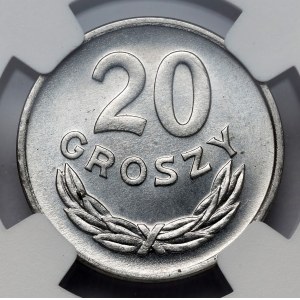 20 groszy 1957 - wąska data - rzadkie