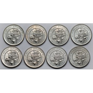 20.000 złotych 1994 Związek Inwalidów Wojennych - pakiet (8szt)