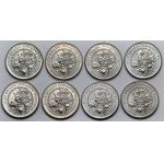 20,000 zl 1994 Union of War Invalids - package (8pcs)