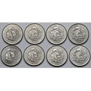 20.000 złotych 1994 Powstanie Kościuszkowskie - pakiet (8szt)
