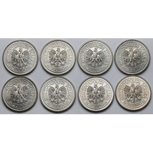 20.000 złotych 1993 Kazimierz IV Jagiellończyk - pakiet (8szt)