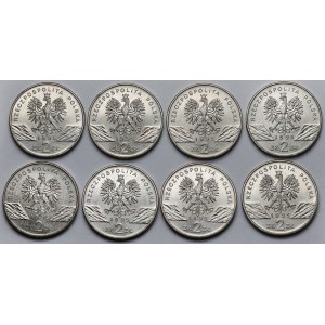 2 złote 1995 Sum - pakiet (8szt)