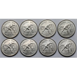 2 złote 1995 Atlanta - Zapaśnicy - pakiet (8szt)