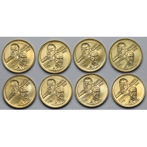 2 złote 1996 Henryk Sienkiewicz - pakiet (8szt)