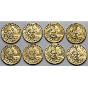 2 złote 1997 Stefan Batory - pakiet (8szt)