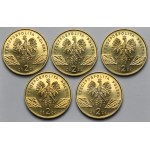 2 gold 1997 Horned Deer - package (5pcs)