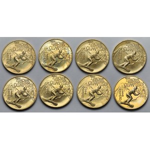 2 złote 1998 Nagano - pakiet (8szt)