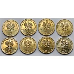 2 złote 1998 Nagano - pakiet (8szt)