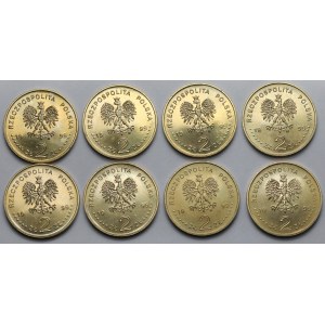 2 złote 1999 Juliusz Słowacki - pakiet (8szt)