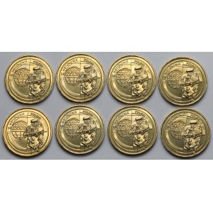 2 złote 1999 NATO - pakiet (8szt)