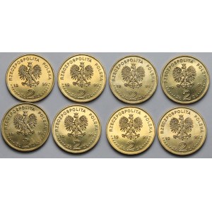 2 złote 1999 NATO - pakiet (8szt)