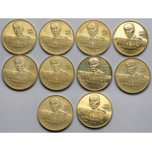 2 złote 1999 Ernest Malinowski - pakiet (10szt)