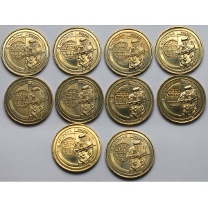 2 złote 1999 NATO - pakiet (10szt)