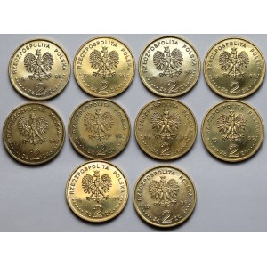 2 złote 1999 NATO - pakiet (10szt)