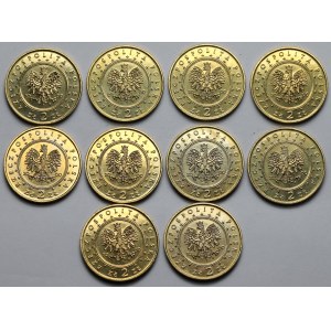 2 złote 2000 Pałac w Wilanowie - pakiet (10szt)