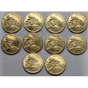 2 złote 1999 Władysław IV Waza - pakiet (10szt)