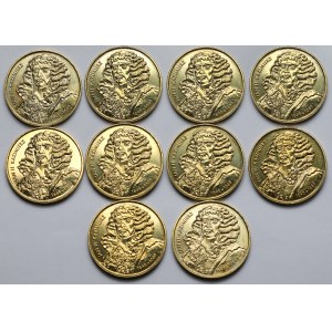 2 złote 2000 Jan II Kazimierz - pakiet (10szt)