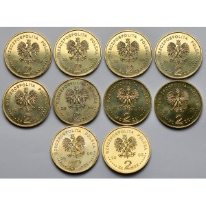 2 złote 2000 Jan II Kazimierz - pakiet (10szt)