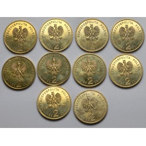 2 złote 2001 Kolędnicy - pakiet (10szt)