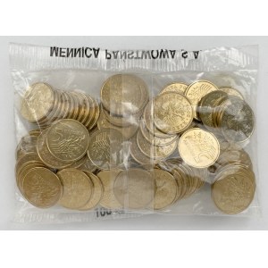 Worek menniczy 5 groszy 2005