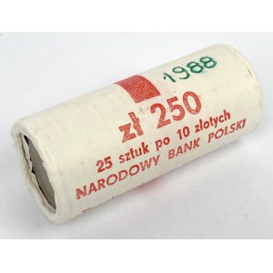 Rulon bankowy 10 złotych 1988