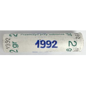Rulon bankowy 2 grosze 1992