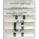 Zgrzewka rulonów bankowych 2 złote 1989