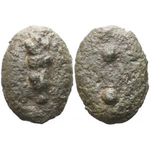 Anonymous, Sextans, Etruria or Umbria, c. 3rd century BC; Æ (20,35 g; 29,3 mm)