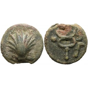 Anonymous, Sextans, Rome, c. 240 BC; Æ (43,55 g; 35,6 mm; 6 h)