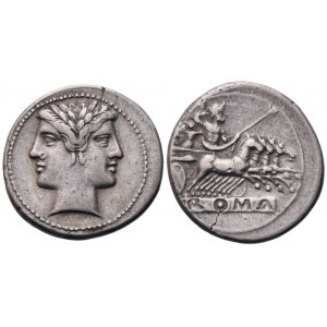 Anonymous, Quadrigatus, Syracusae, 218 BC; AR (6,52 g; 23,2 mm; 4 h)
