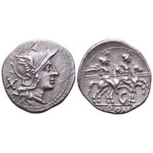 Uncertain (GR series), Denarius, 199-170 BC; AR