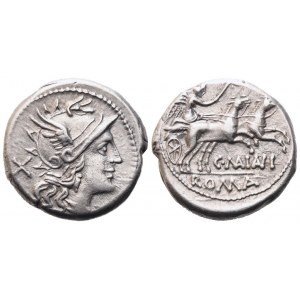 C. Maianius, Denarius, 153 BC; AR (3,85 g; 17,6 mm; 12 h)