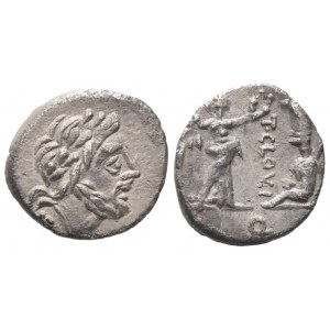 T. Cloulius (or Cloelius), Quinarius, 98 BC; AR (1,75 g; 13 mm; 3 h)
