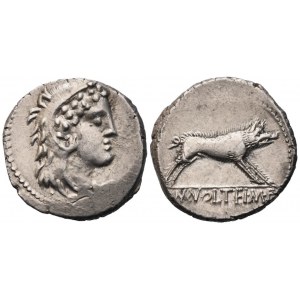 M. Volteius, Denarius, 75 BC; AR (4,03 g; 18 mm; 6 h)