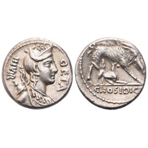C. Hosidius Geta, Denarius, 64 BC; AR (3,93 g; 16,3 mm; 7 h)