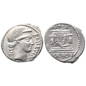 L. Scribonius Libo, Denarius, 62 BC; AR (3,85 g; 20 mm)