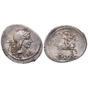 L. Valerius Acisculus, Denarius, 45 BC; AR (3,73 g; 20 mm; 5 h)