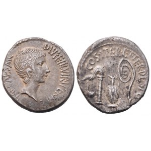 C. Caesar Octavianus, Denarius, Mint moving with Octavian, Summer 37 BC; AR (g 3,97; mm 18; h 6)
