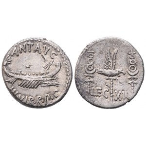 Marcus Antonius, Denarius, 32-31 BC; AR (3,80 g; 17,3 mm; 6 h)