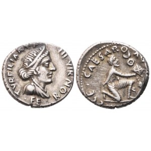 Augustus (27 BC-14 AD), Denarius, Rome, 19-18 BC; AR (3,96 g; 18 mm; 11 h)