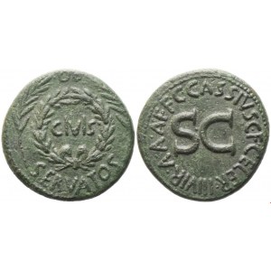 Augustus (27 BC-14 AD), Sestertius, Rome, 16 BC; Æ (26,33 g; 34,2 mm; 6 h)