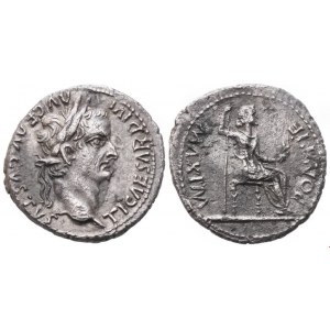 Tiberius (14-37), Denarius, Lugdunum, 15-18; AR (3,64 g; 18 mm; 6 h)