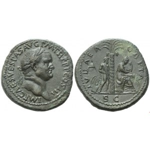 Vespasian (69-79), Sestertius, Rome, Spring - Summer 71; Æ (25,42 g; 33,4 mm; 6 h)