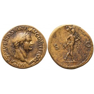 Vespasian (69-79), Sestertius, Rome, 71; Æ (24,74 g; 34,7 mm; 5 h)