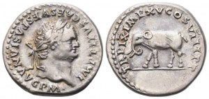 Titus (79-81), denár, Řím, 80; AR (3,52 g; 17,5 mm; 6 h)