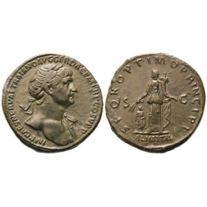 Trajan (98-117), Sestertius, Rome, 103-111; Æ (24,41 g; 33 mm; 6 h)