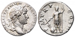 Hadrián (117-138), denár, Řím, 124; AR (3,04 g; 17 mm; 7 h)