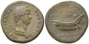 Hadrián (117-138), Sestercius, Řím, 132-134; Æ (28,78 g; 33,5 mm; 11 h)