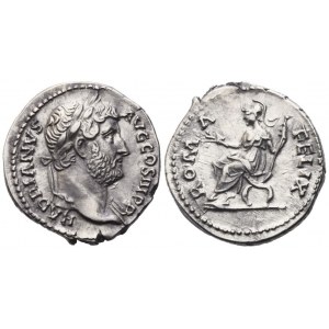 Hadrian (117-138), Denarius, Rome, 134-138; AR (3,38 g; 18,3 mm; 7 h)