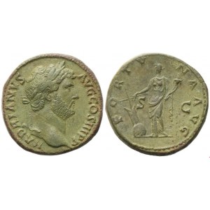 Hadrian (117-138), Sestertius, Rome, 137-138; Æ (29,62 g; 30 mm; 6 h)